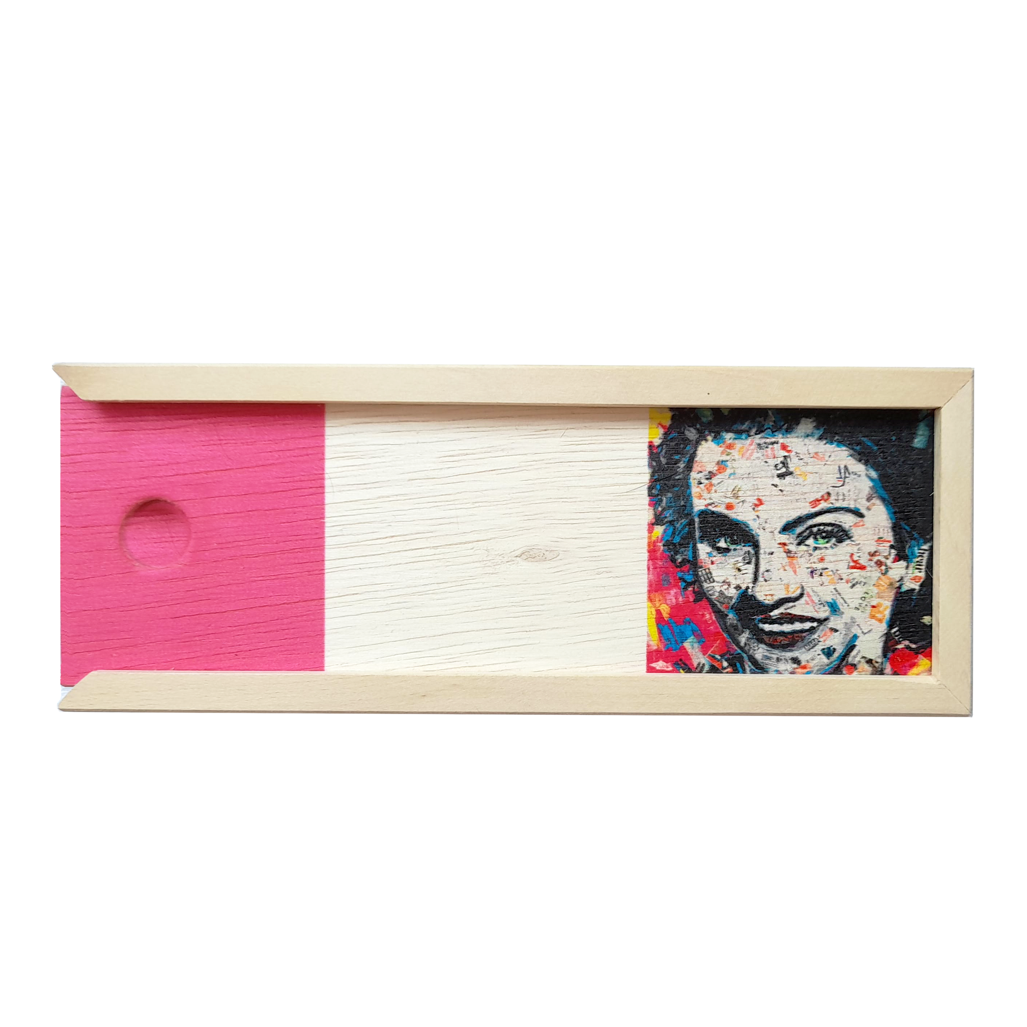 Wooden pencil case, Maria Tanase by Linc Creations